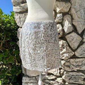 Lipsy London Sequin Zebra Print Mini Skirt Size 8